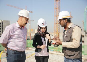 woman, hardhat
